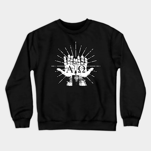 Esoteric Occult Theme Crewneck Sweatshirt by jazzworldquest